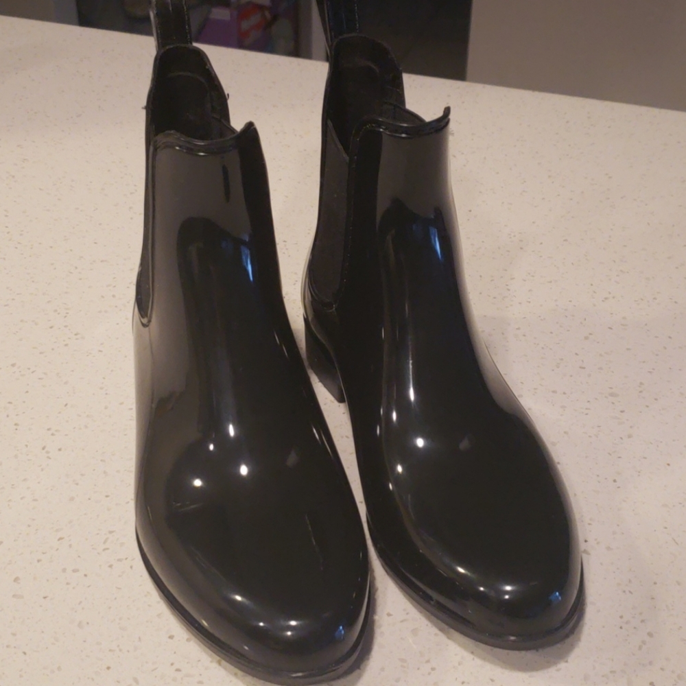 (New)Black Rain Boot